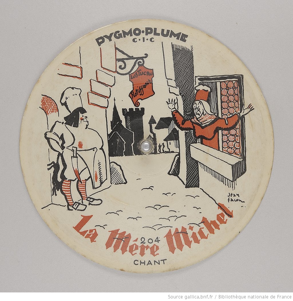 macaron du disque moderne