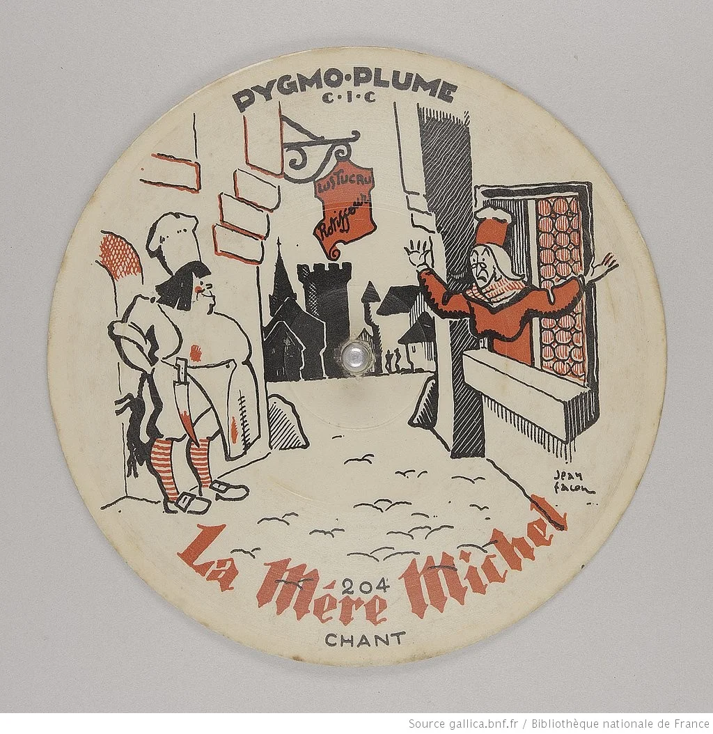 macaron du disque moderne