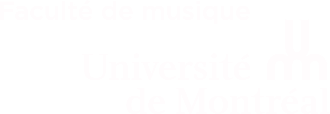 Logo Faculté de musique, Université de Montréal