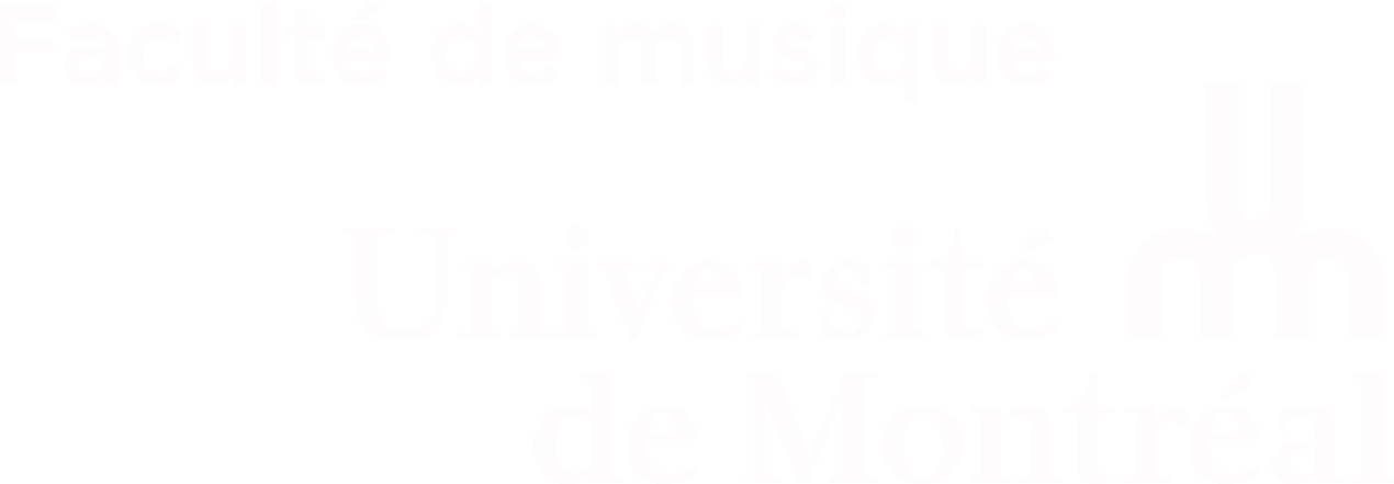 Logo Faculté de musique, Université de Montréal